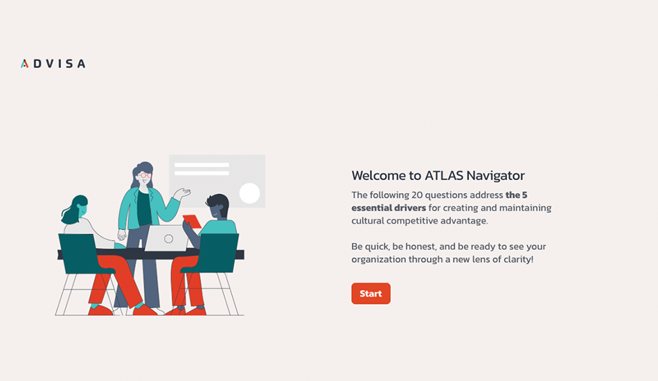 ATLAS Navigator from ADVISA free culture quiz to audit current culture